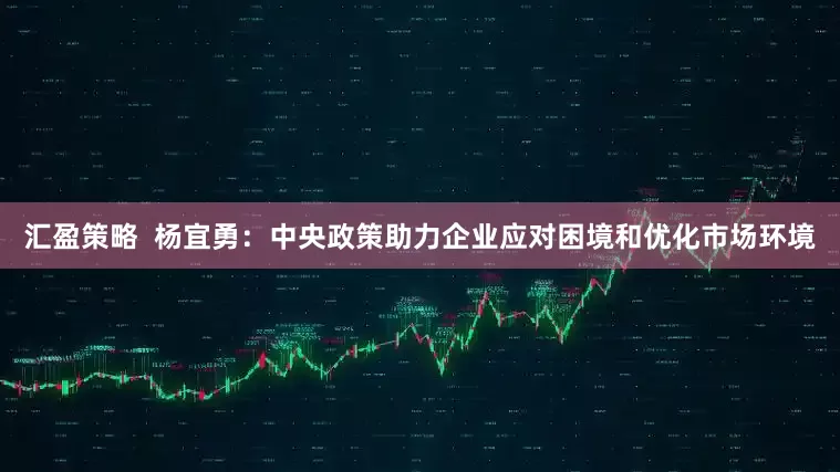 汇盈策略  杨宜勇：中央政策助力企业应对困境和优化市场环境